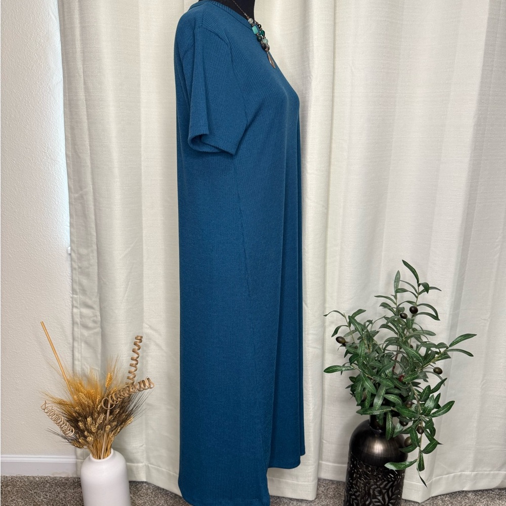 dip Teal Maxi Dress - Picture 2 of 6